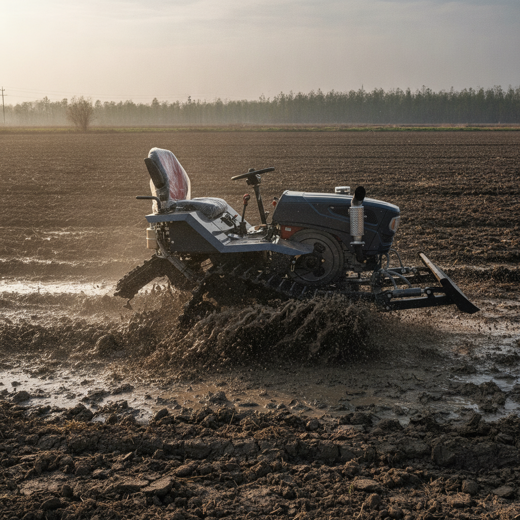Agriculture Farming Work - All Terrain Mini Crawler Track Tractor