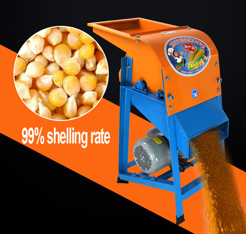 Corn Sheller Machine - Convenient Vertical Corn Maize Thresher Machine,