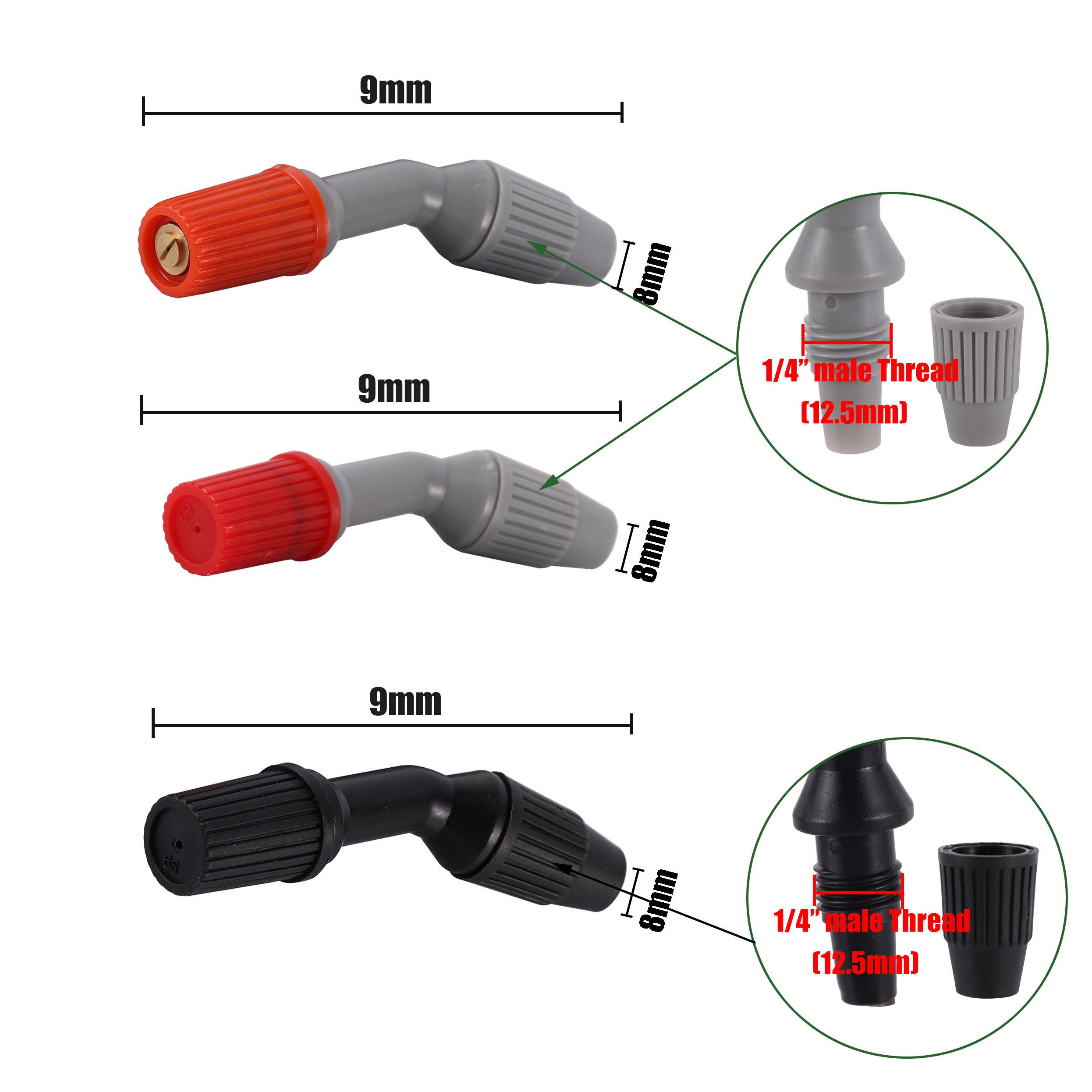 Adjustable Sprayer Nozzle Tip  - Orchard Sprayer Tractor reseña y precio