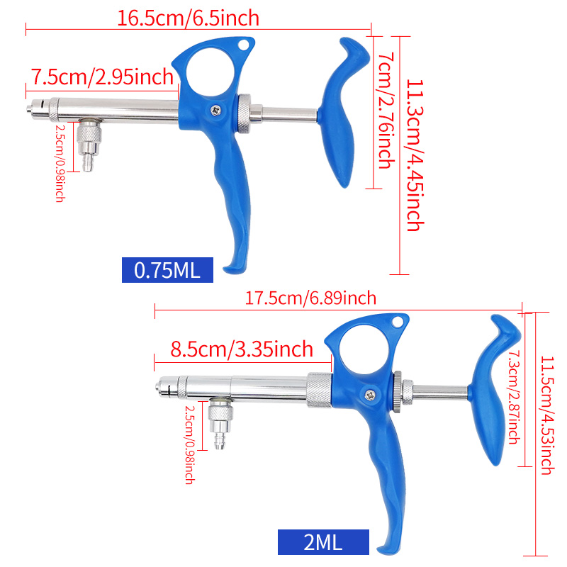 0.75Ml/2Ml Veterinary Continuo - Veterinary Syringe Gun reseña y precio