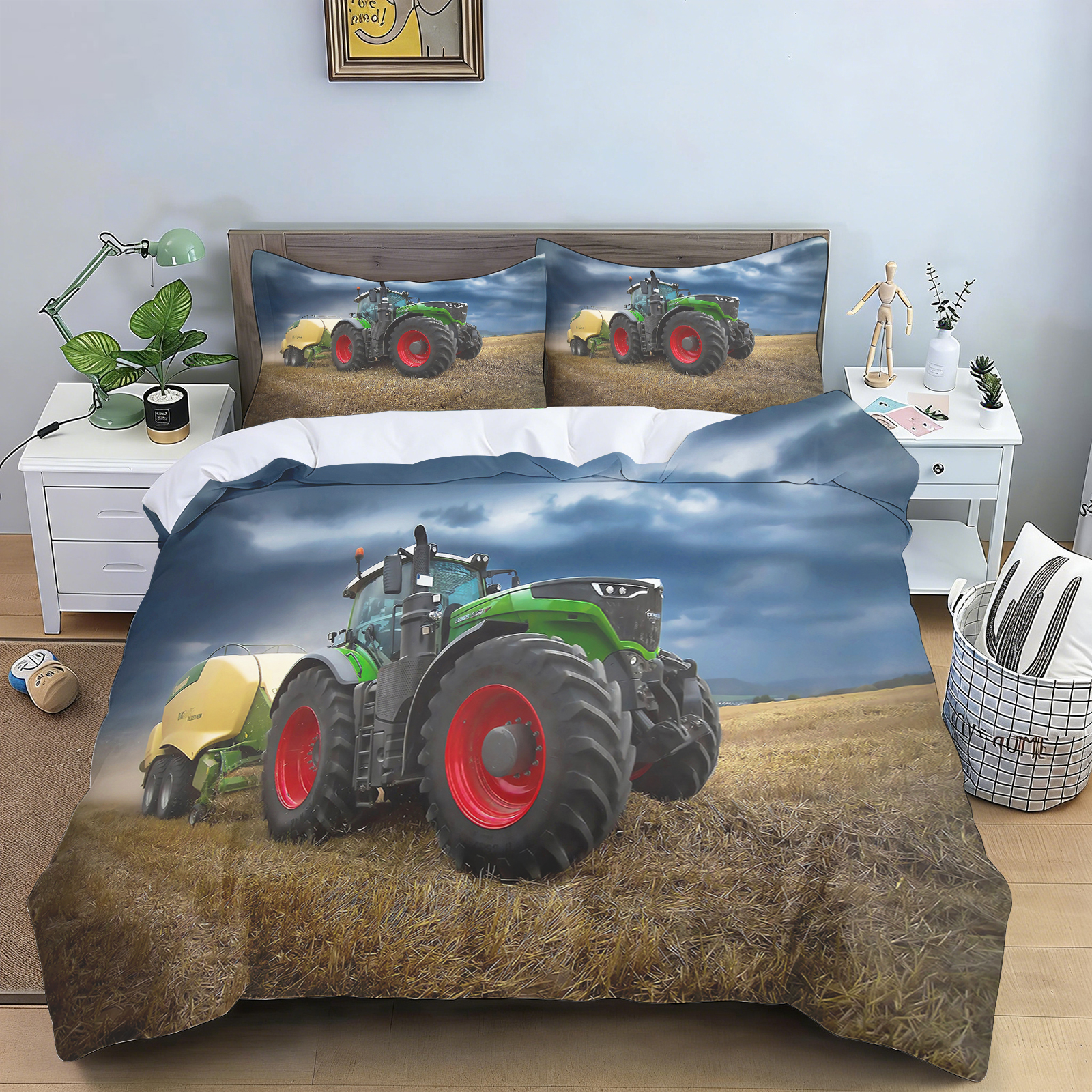 Farm Tractor A380 Airplane 3D  - Agriculture Farming Cartoon reseña y precio