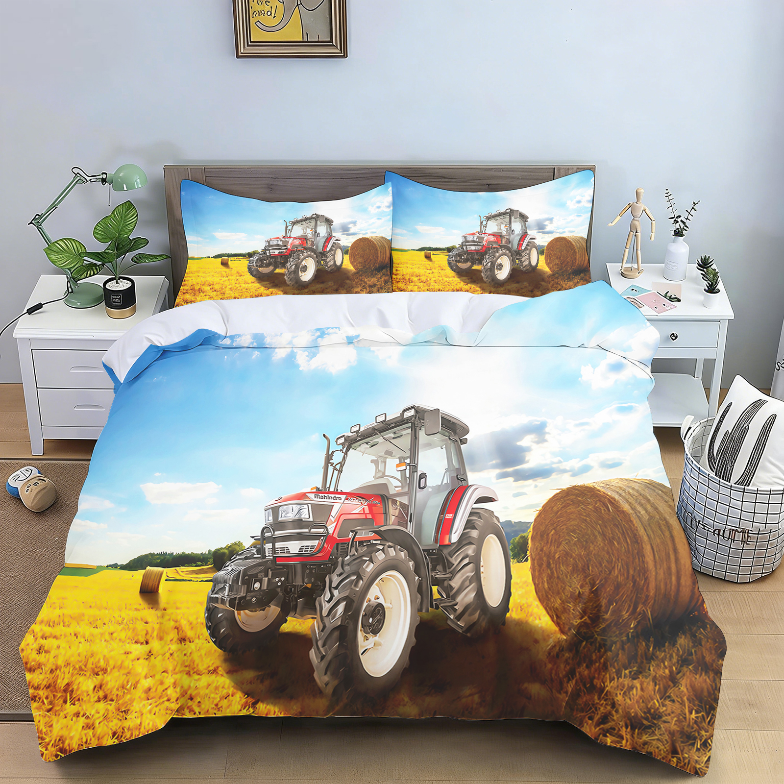 Farm Tractor A380 Airplane 3D  - Agriculture Farming Cartoon reseña y precio