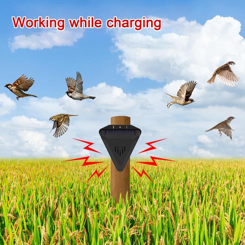 Solar Timer Bird Repeller With - Solar Bird Scarer reseña y precio