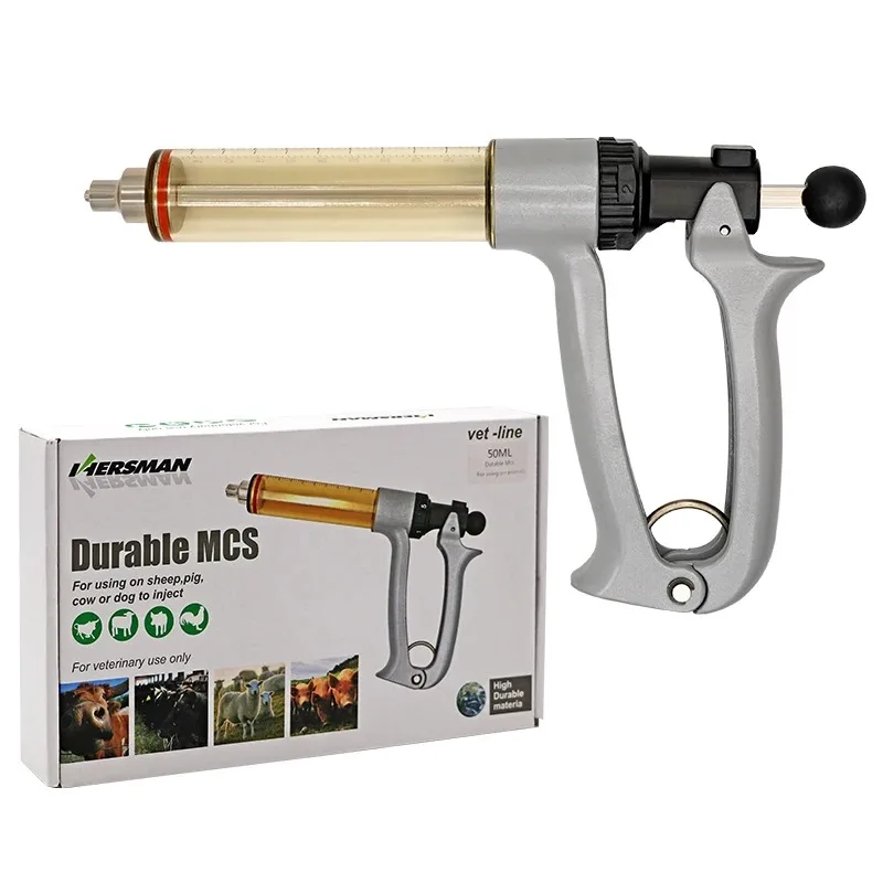 25/50ml Semi-Automatic Veterin - Veterinary Syringe Gun reseña y precio
