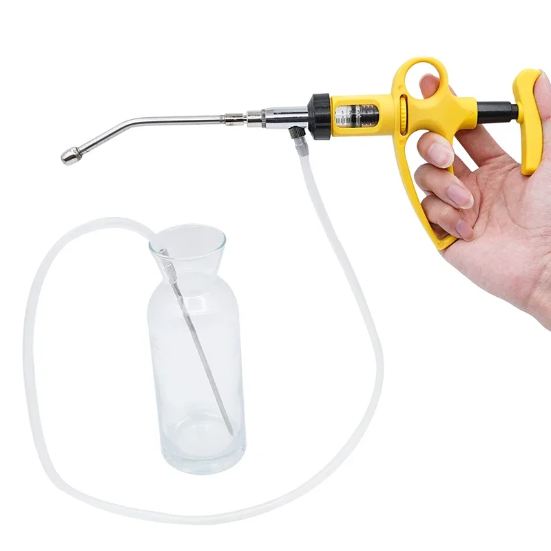1 Pc Livestock Continuous Inje - Veterinary Syringe Gun reseña y precio