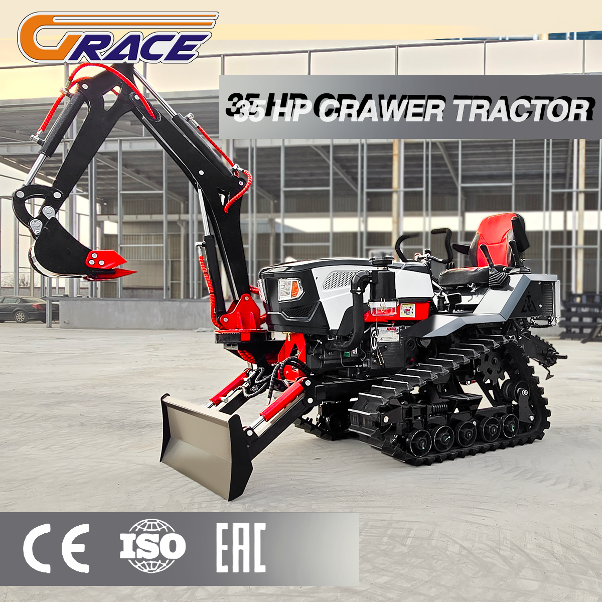Factory Price Mini Crawler Tra - Farming Agriculture Tools reseña y precio