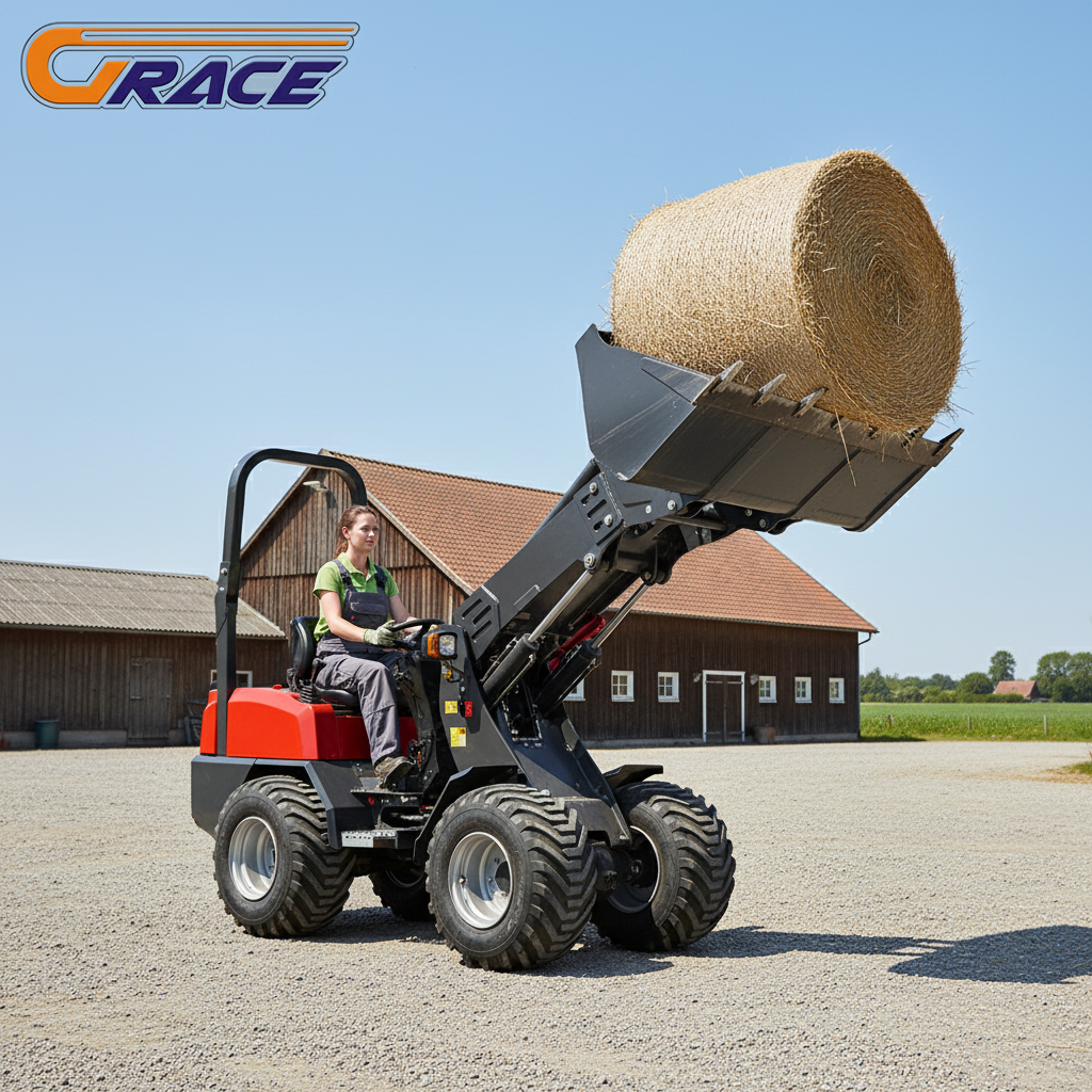 2Ton Telescopic Arm Loader wit - Farming Agriculture Equipment reseña y precio