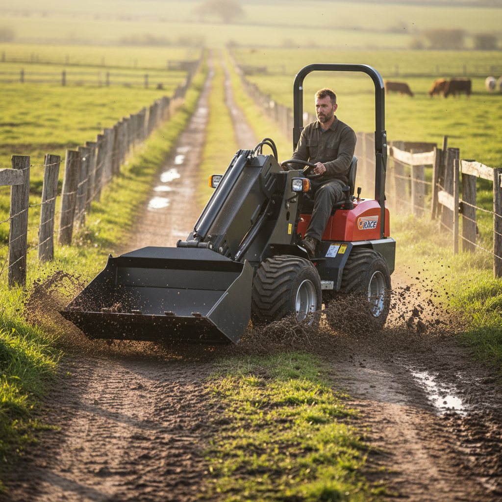 2Ton Telescopic Arm Loader wit - Farming Agriculture Equipment reseña y precio