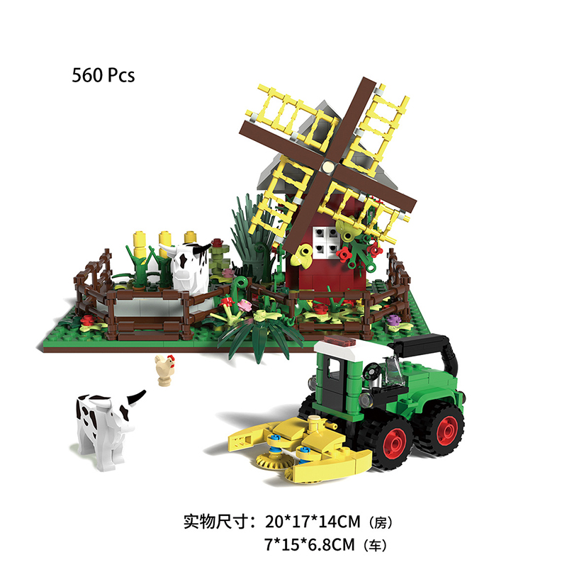 Happy Ranch MOC Building Block - Agriculture Farming Vehicles reseña y precio