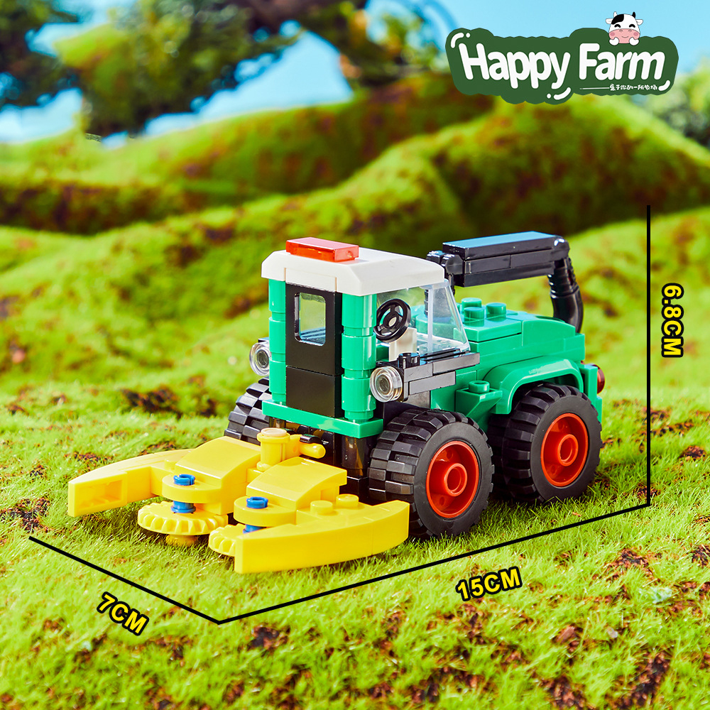 Happy Ranch MOC Building Block - Agriculture Farming Vehicles reseña y precio