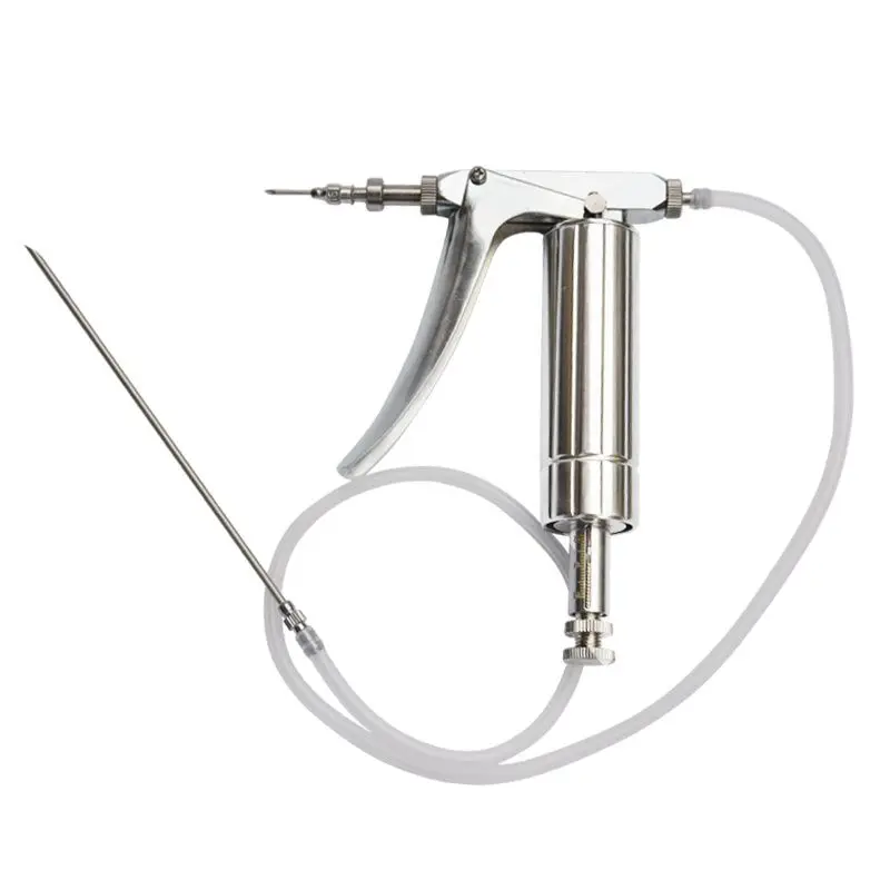 Stainless steel vaccine, adjus - Veterinary Syringe Gun reseña y precio