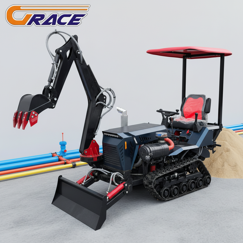 Small 35HP Crawler Tractor Agr - Agriculture Farming Work reseña y precio