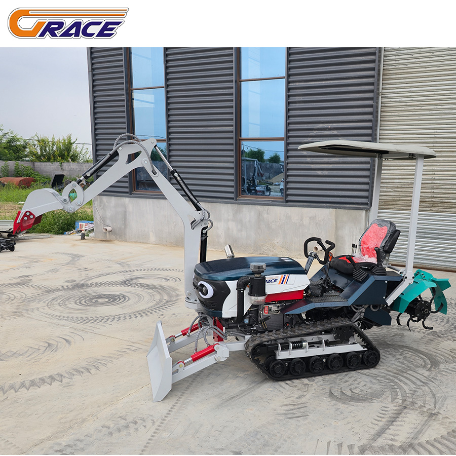 Small 35HP Crawler Tractor Agr - Agriculture Farming Work reseña y precio