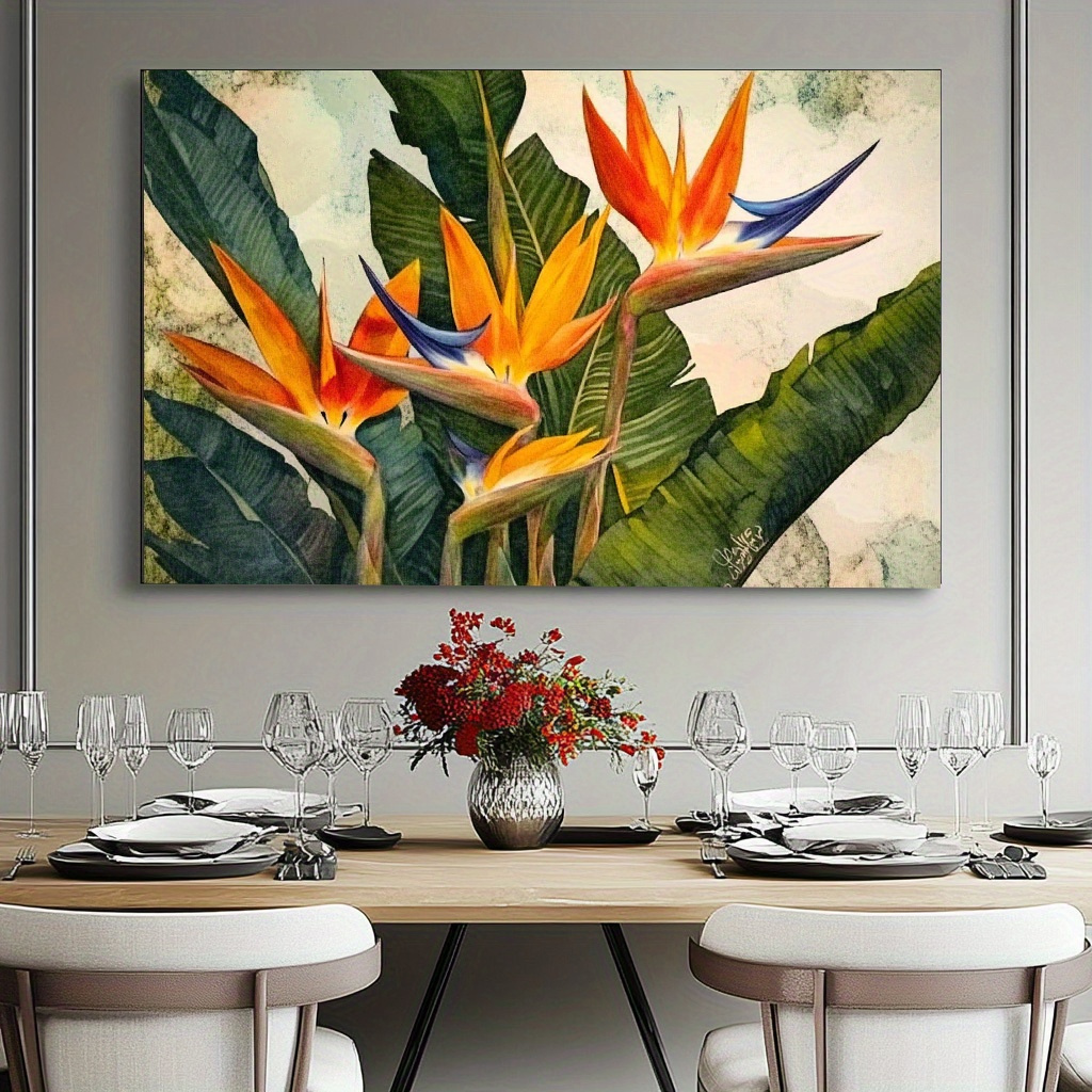 Vibrant Tropical Orchid Poster - Orchard Sprayer Tractor reseña y precio