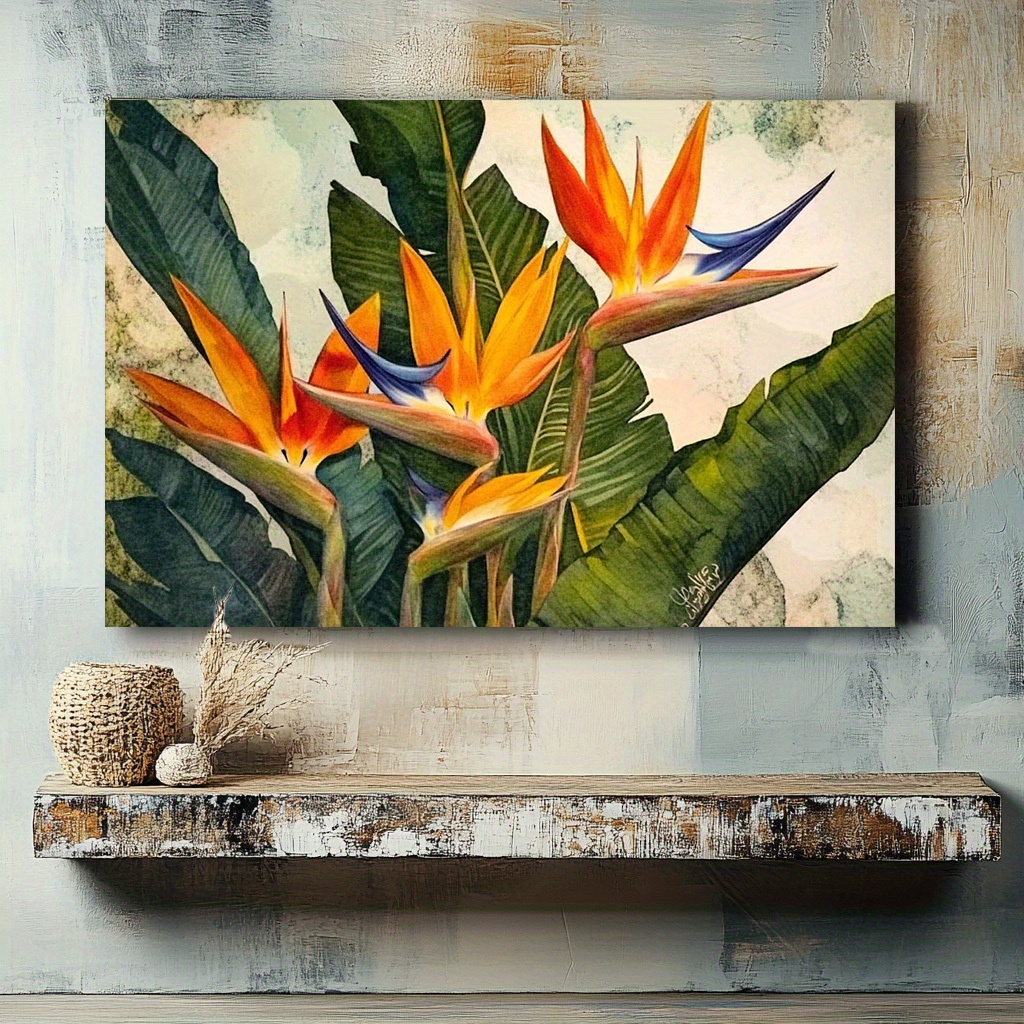 Vibrant Tropical Orchid Poster - Orchard Sprayer Tractor reseña y precio