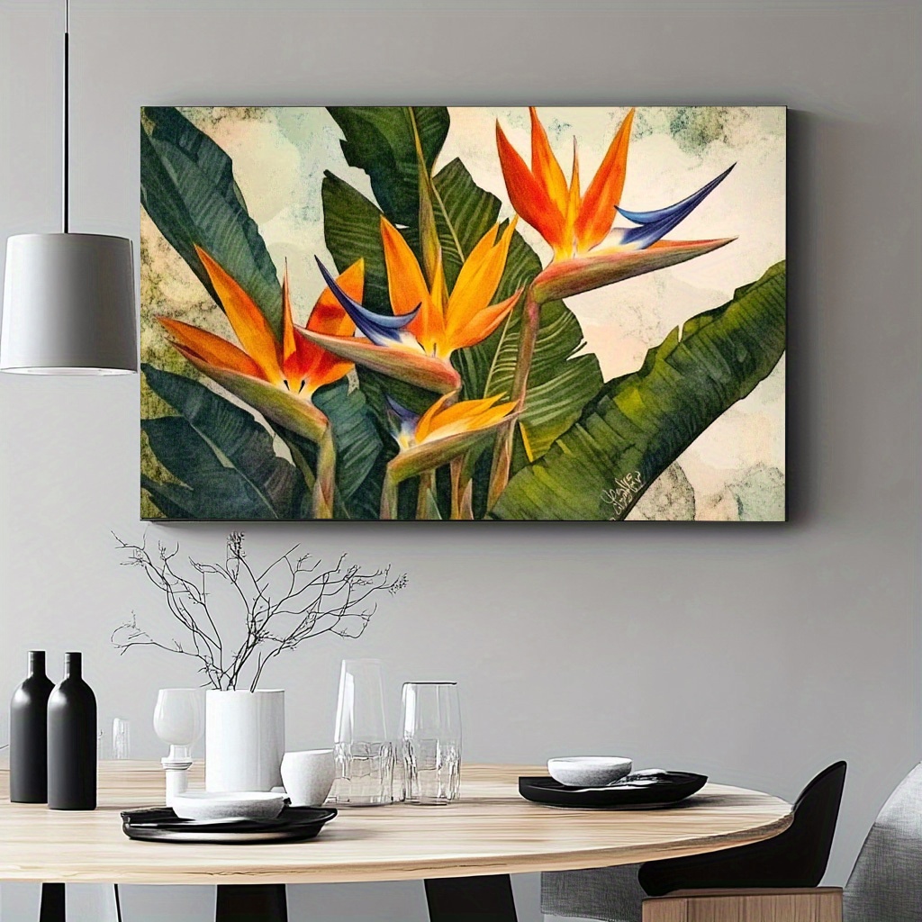 Vibrant Tropical Orchid Poster - Orchard Sprayer Tractor reseña y precio