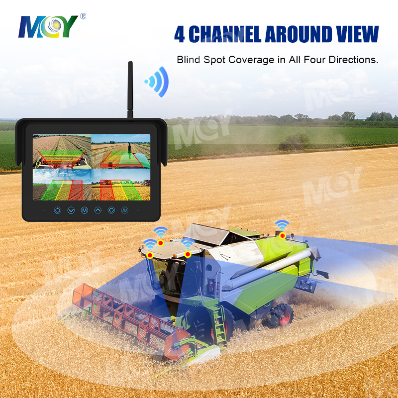 MCY 7inch Quad Split Wireless  - Agriculture Farming Vehicles reseña y precio