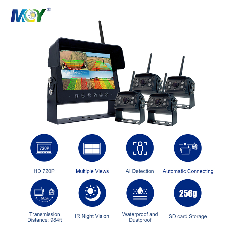 MCY 7inch Quad Split Wireless  - Agriculture Farming Vehicles reseña y precio