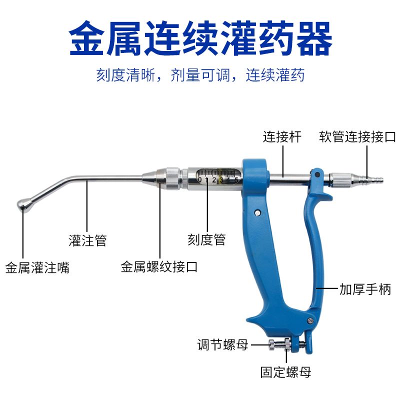 Full-automatic dosing artifact - Veterinary Syringe Gun reseña y precio