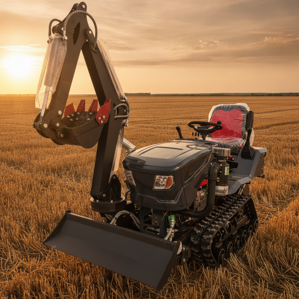 Multifunctional Crawler Tracto - Agriculture Farming Work reseña y precio