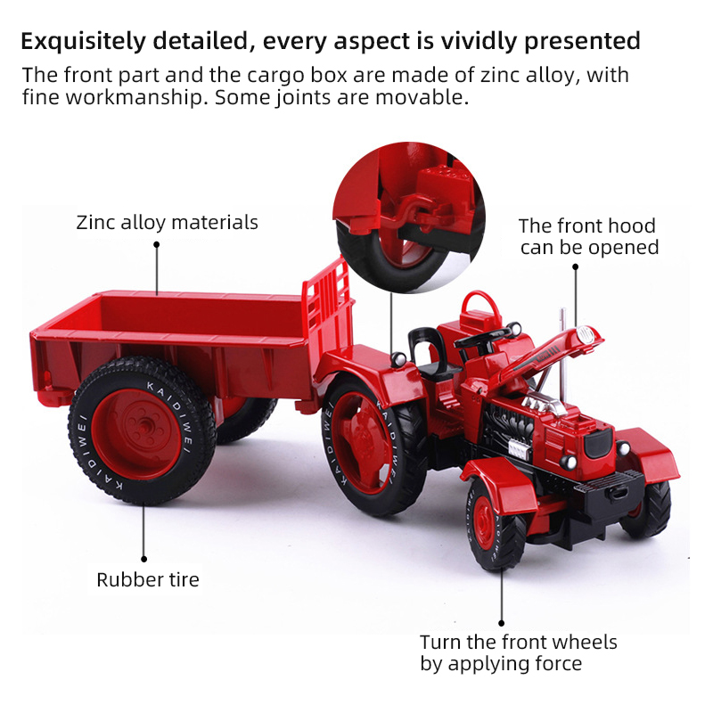 1/18 Vintage Farm Tractor Mode - Agriculture Farming Vehicles reseña y precio