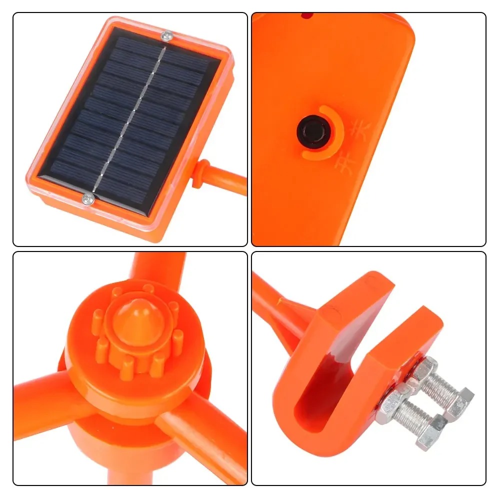 Solar Wind Powered 360° Bird R - Solar Bird Scarer reseña y precio