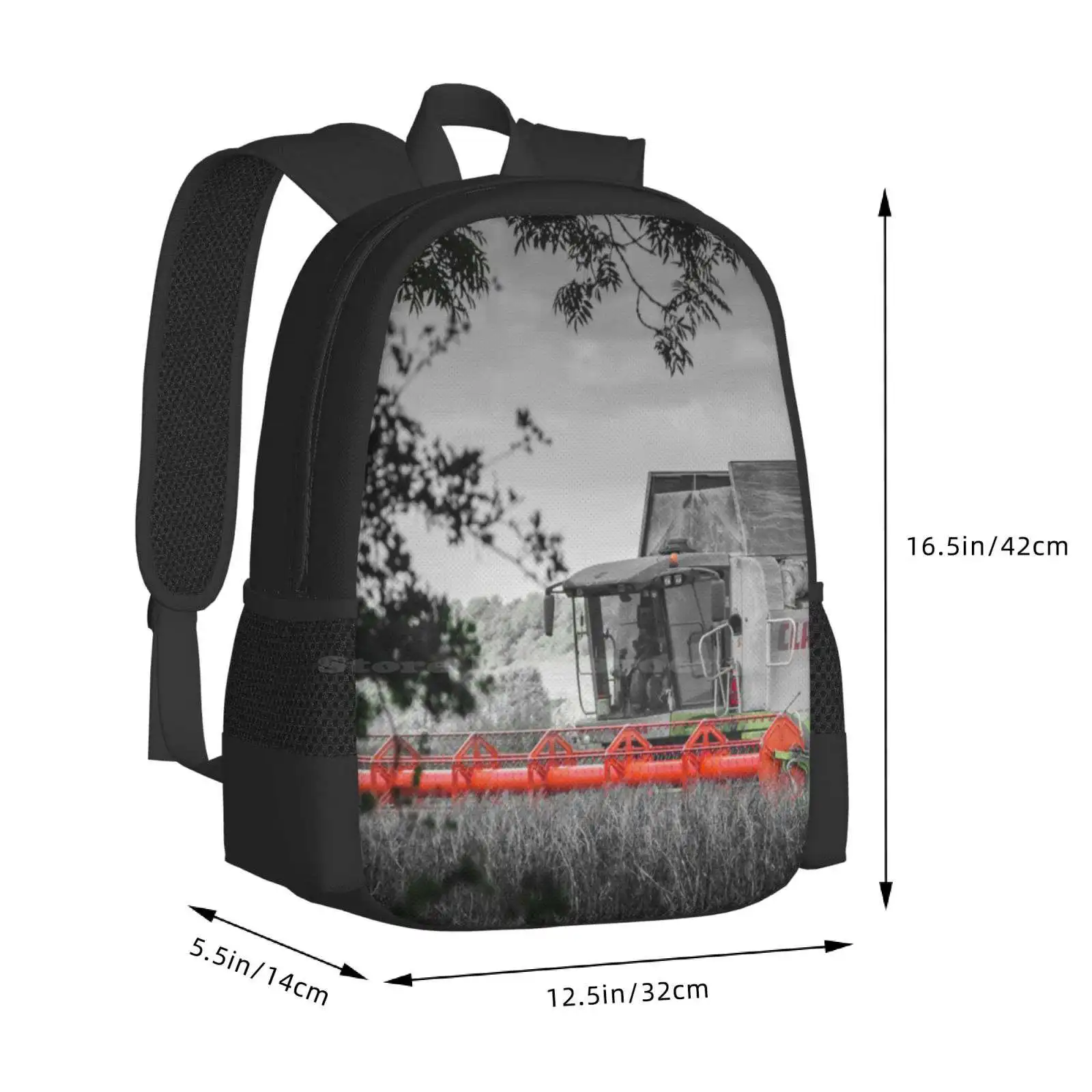 Harvesting Hot Sale Schoolbag  - Agriculture Farming Cartoon reseña y precio