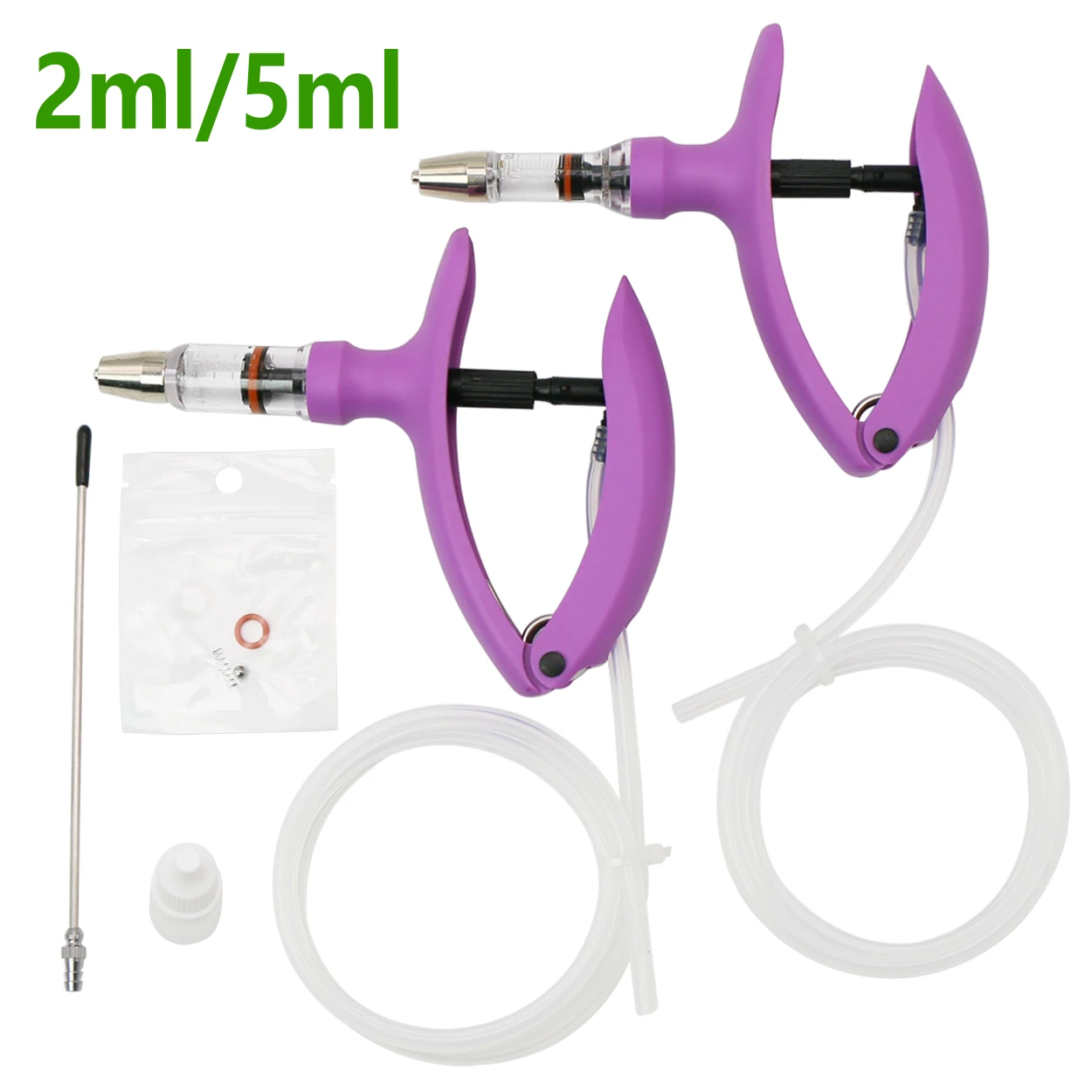 1 Pc 2ml / 5ml Animal Continuo - Veterinary Syringe Gun reseña y precio