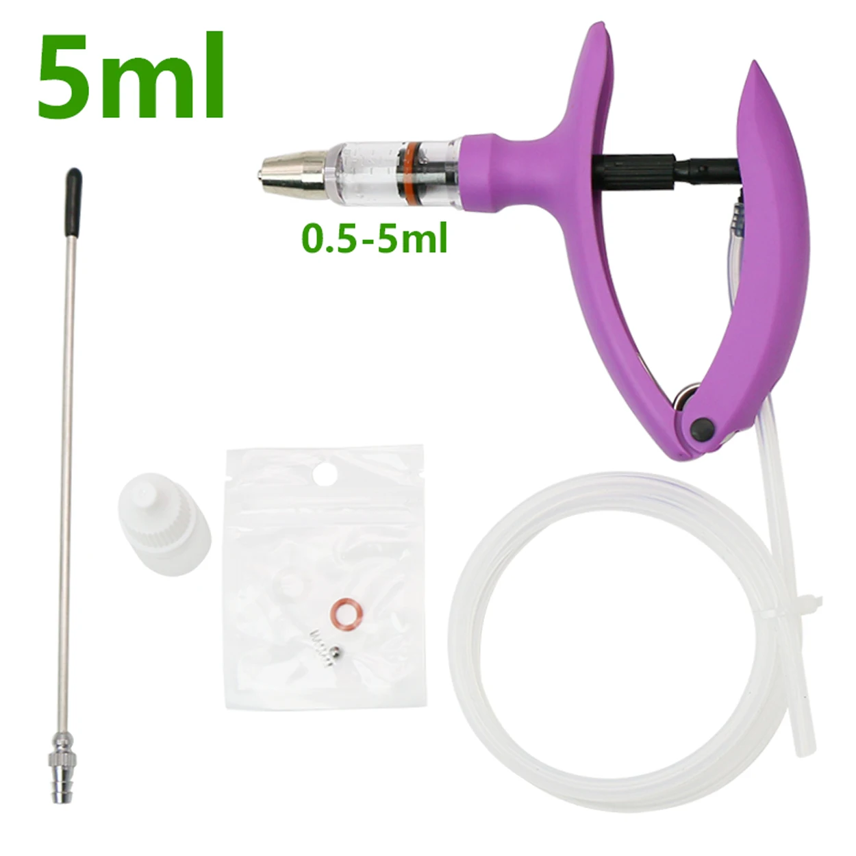 1 Pc 2ml / 5ml Animal Continuo - Veterinary Syringe Gun reseña y precio