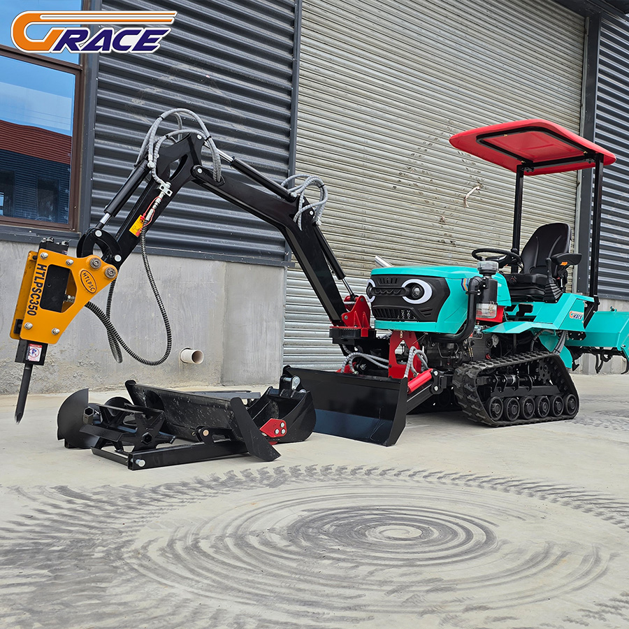 Customize Small Crawler Tracto - Agriculture Farming Vehicles reseña y precio
