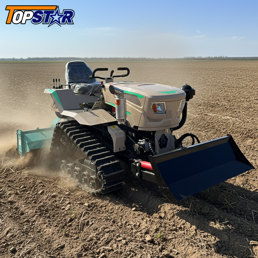 Agricultural Crawler Tractor 4 - Agriculture Farming Work reseña y precio