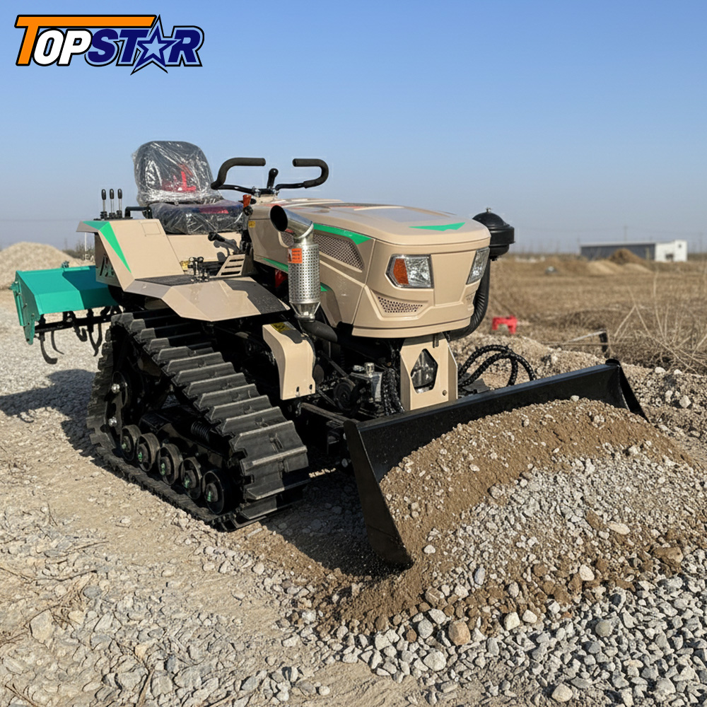Agricultural Crawler Tractor 4 - Agriculture Farming Work reseña y precio