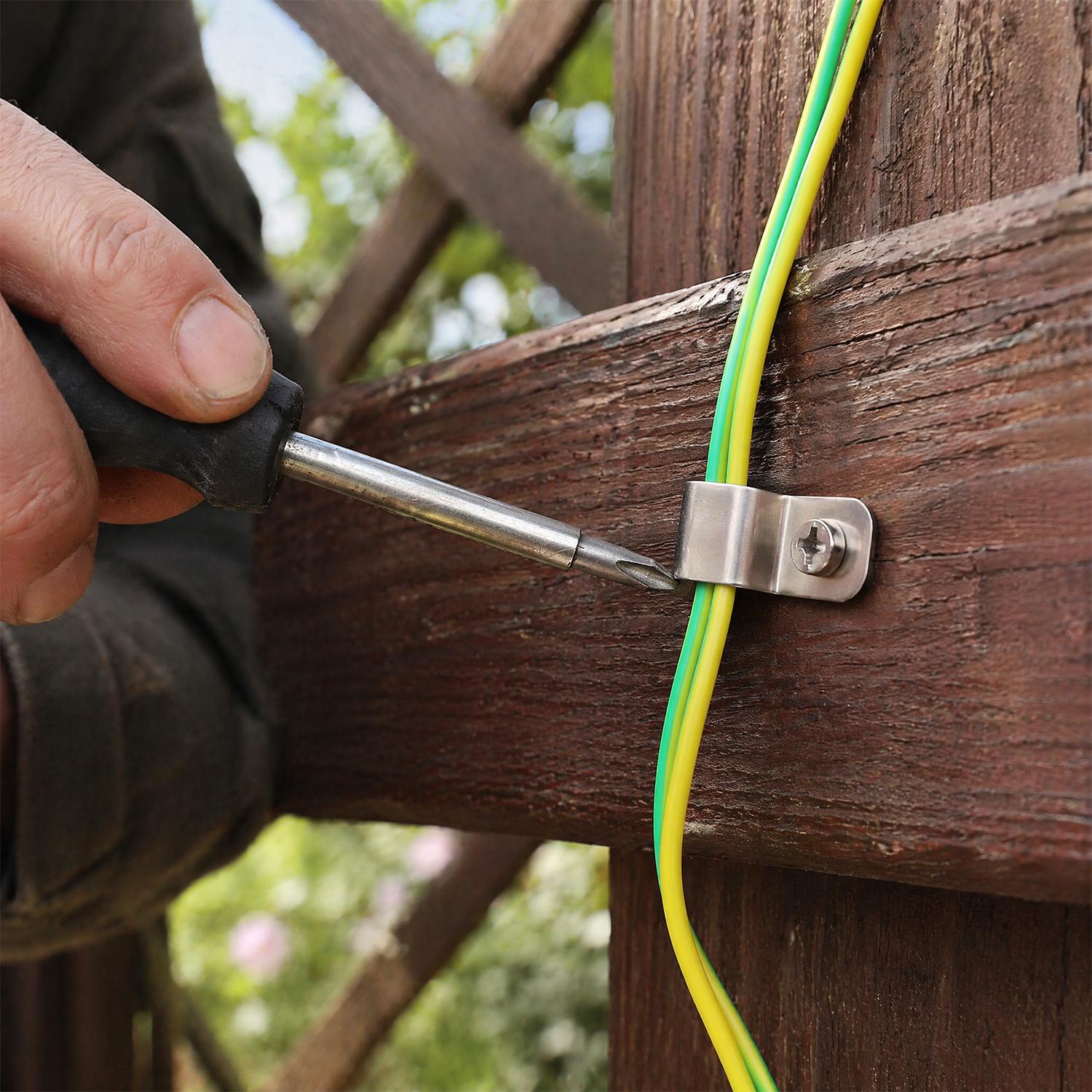 Stainless Steel Wire Clip Cord - Farm Agriculture reseña y precio