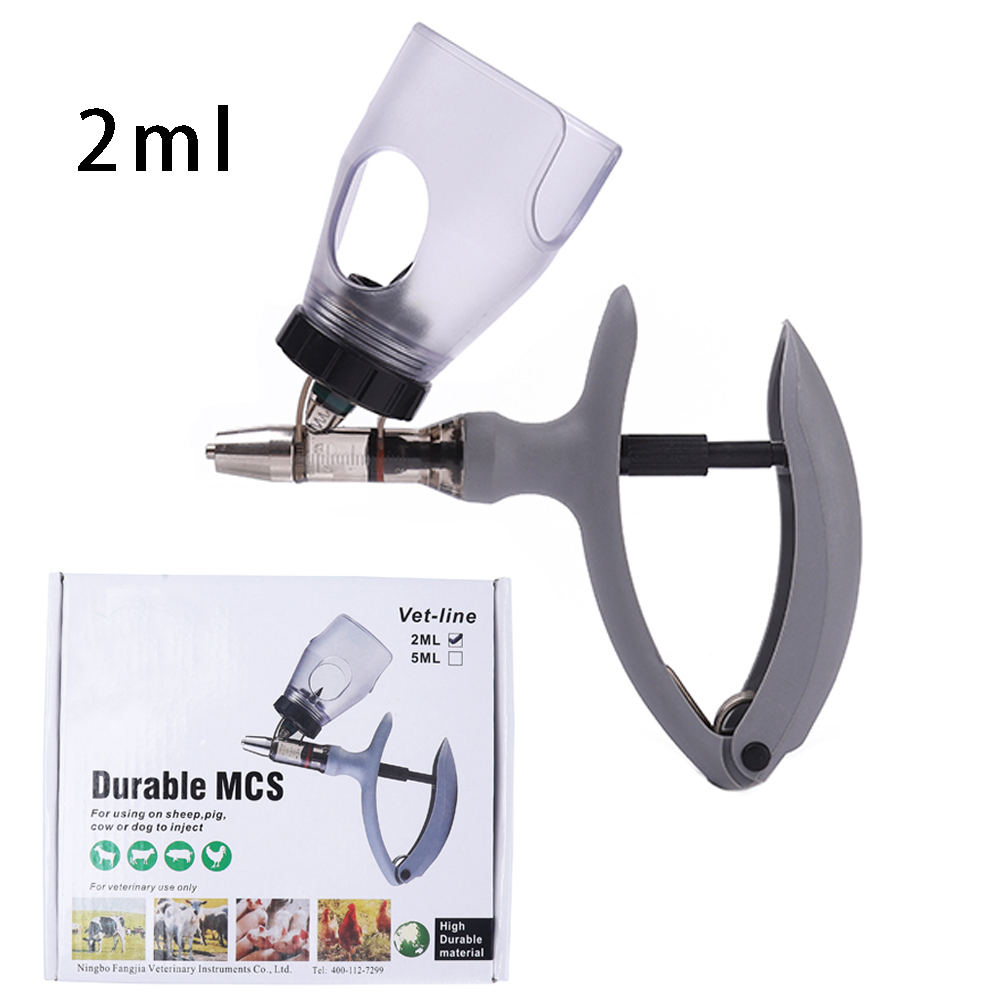 1 Pc 2/5ml Poultry Automatic S - Veterinary Syringe Gun reseña y precio