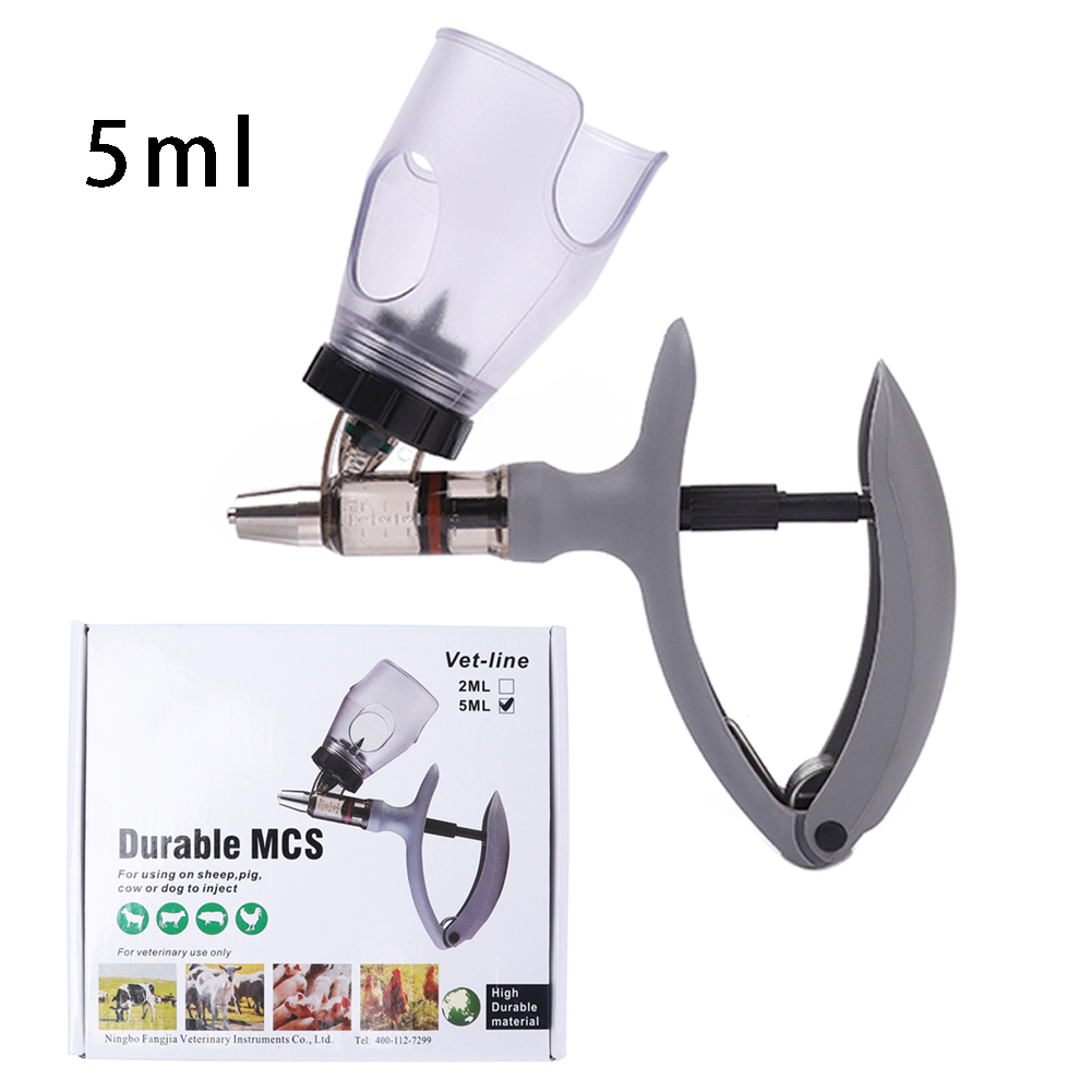 1 Pc 2/5ml Poultry Automatic S - Veterinary Syringe Gun reseña y precio