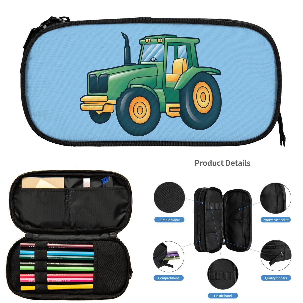 Cartoon Agricultural Tractor O - Agriculture Farming Cartoon reseña y precio