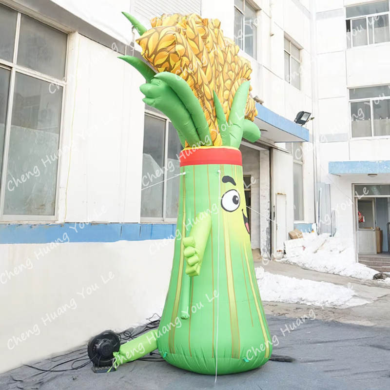 Green inflatable paddy agricul - Agriculture Farming Cartoon reseña y precio