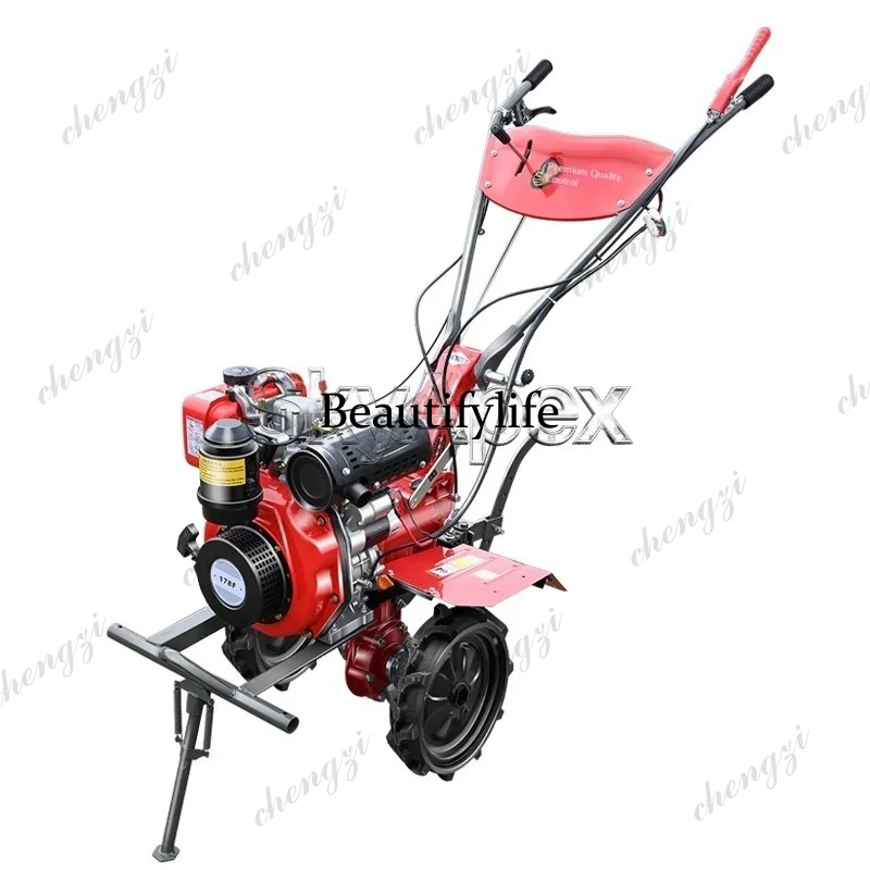 M81 New Mini Rotary Tiller Hou - Farming Agriculture Land reseña y precio