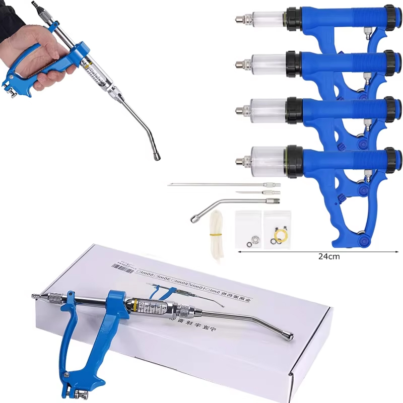 Veterinary Metal Feeding Gun M - Veterinary Syringe Gun reseña y precio