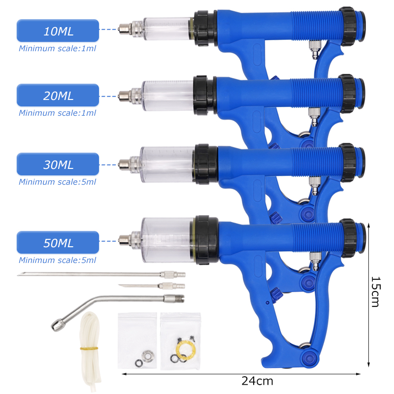Veterinary Metal Feeding Gun M - Veterinary Syringe Gun reseña y precio