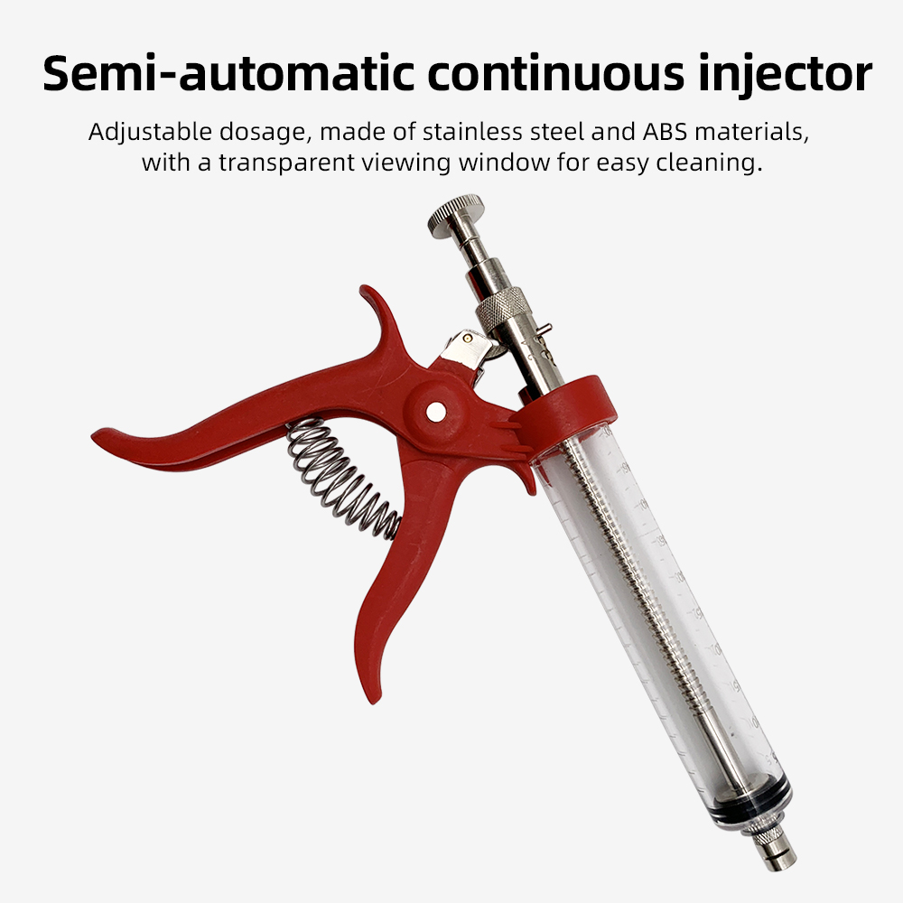 1 Pc Animal 50ml Continuous In - Veterinary Syringe Gun reseña y precio