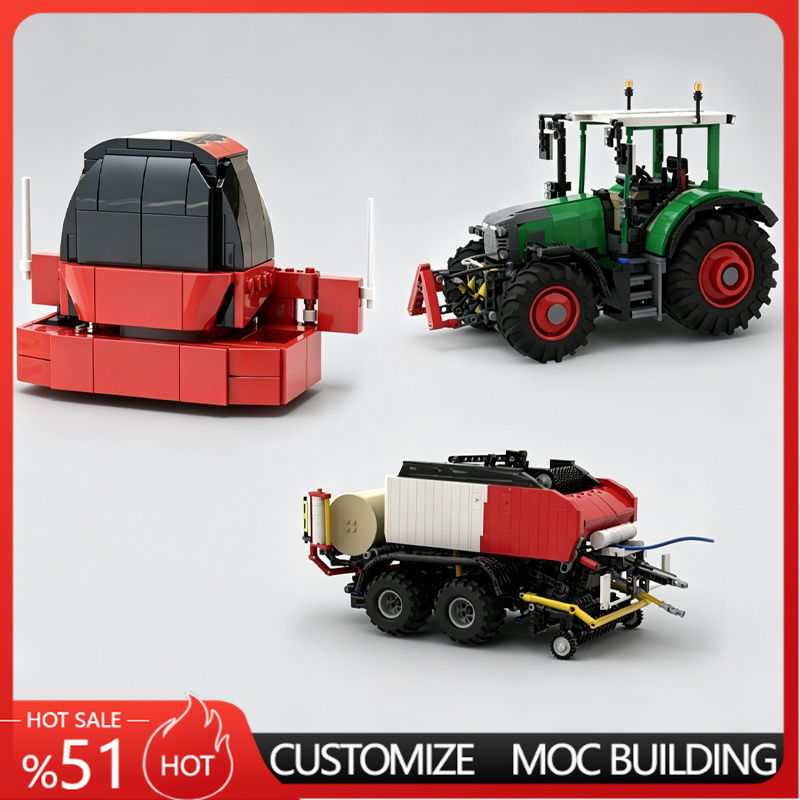 NEW Green Farm Tractor With Re - Agriculture Farming Vehicles reseña y precio
