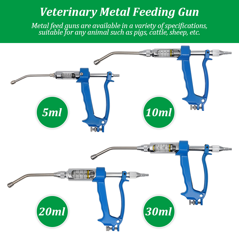 5/10/20/30ml Animal Veterinary - Veterinary Syringe Gun reseña y precio