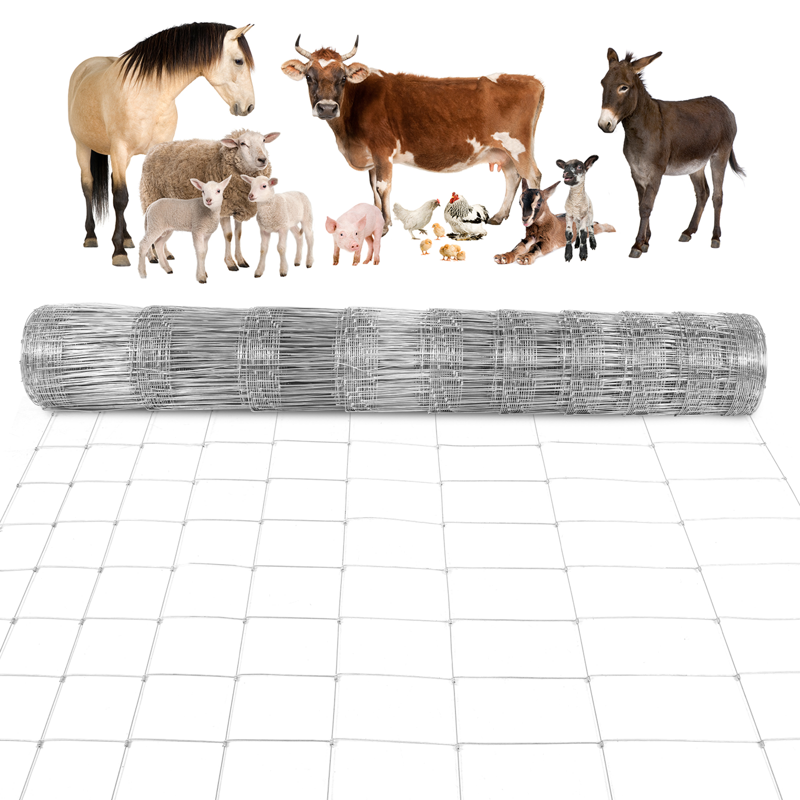 5FT/6FT Metal Farm Fence Net A - Farm Agriculture reseña y precio